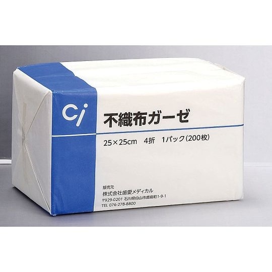 不織布ガーゼ 25×25cm 4枚重ね