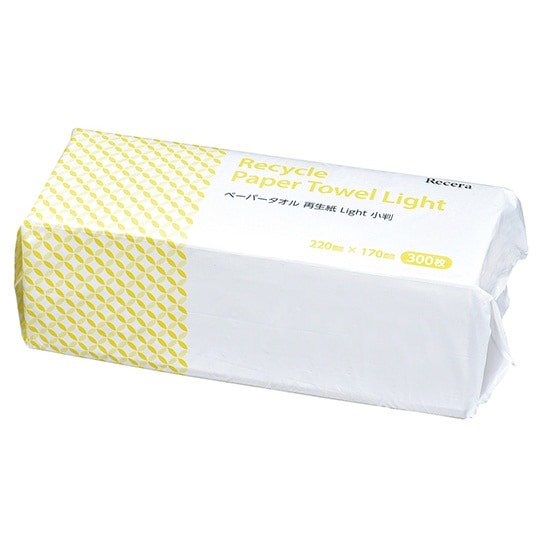 ペーパータオル 再生紙 小判 300枚