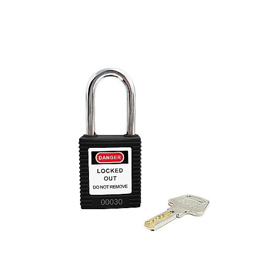 14661−1パドロック(黒) 吊