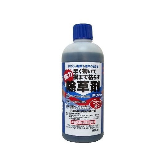 早く効いて根まで枯らす除草剤 500mL