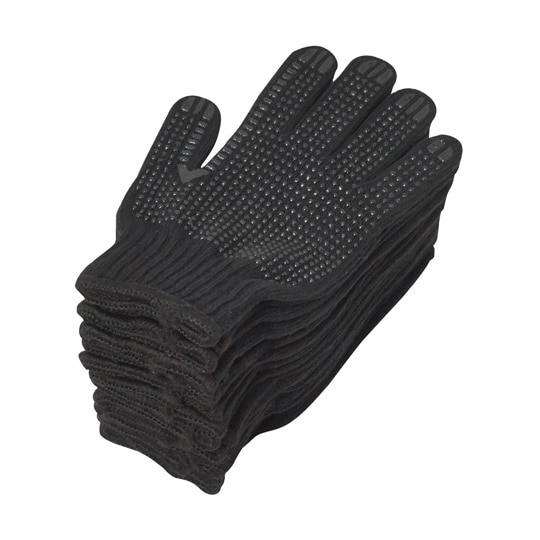 AG395 スベリ止め 極黒 10双組