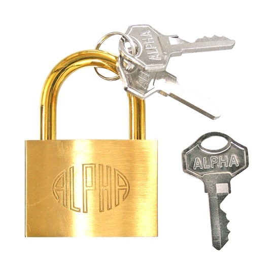 アルファ南京錠 #1000 45mm A