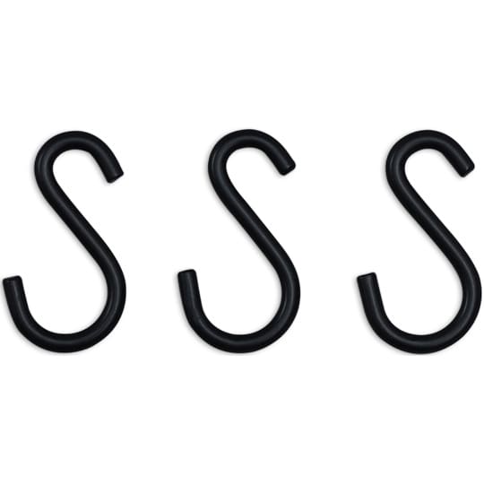 カラーメタルラック S字フック 3個入