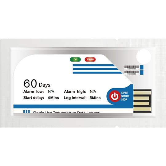 温度ロガー(使い切りタイプ) 設定変更機