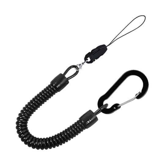 落下防止ストラップ カラビナ+カールコー