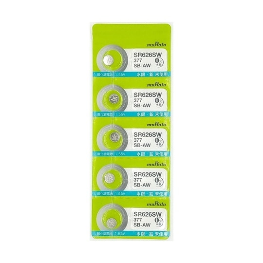 無水銀酸化銀電池 1シート(5個入) S