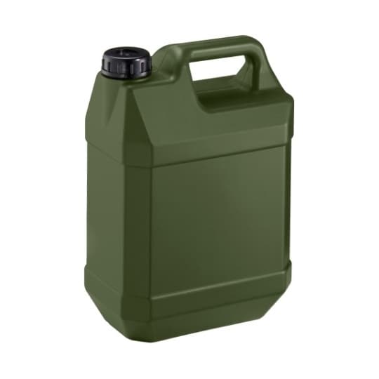 扁平缶 4L ノズル無 モスグリーン 0