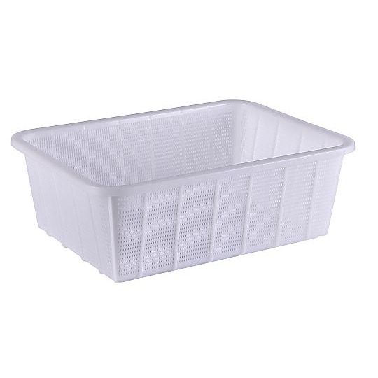 抗菌角カゴ深型 大 ナチュラル KK54