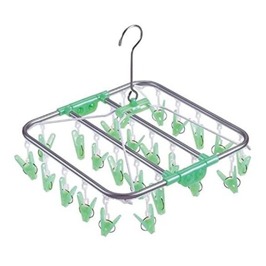 アルモア 角ハンガー ピンチ24個付