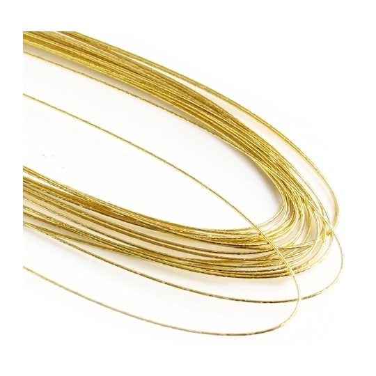 カラーワイヤー #24 長さ72cm ゴ