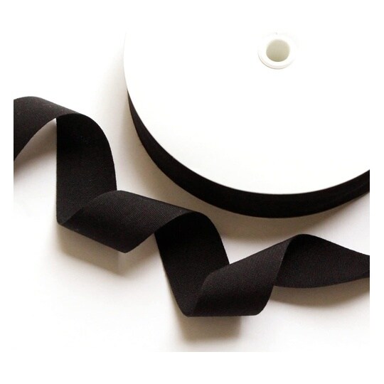 薄手平織テープ 25mm巾×30m巻 黒