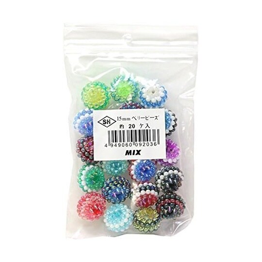 ベリービーズ 20個入り DX 15mm