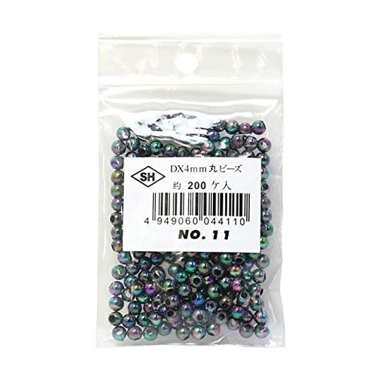 丸ビーズ 200個入り DX 4mm 玉