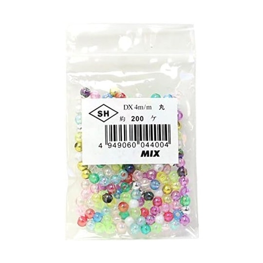 丸ビーズ 200個入り DX 4mm M