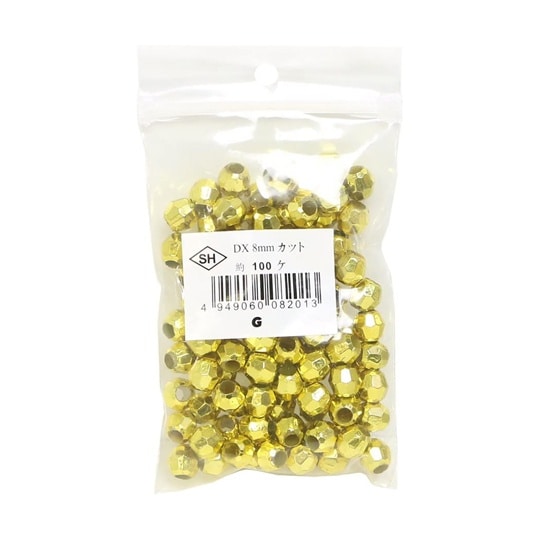 カットビーズ 100個入り DX 8mm