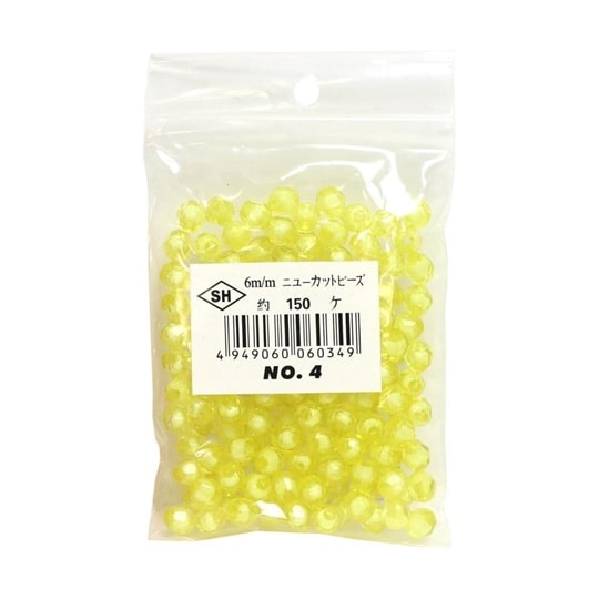 ニューカットビーズ 150個入り 6mm
