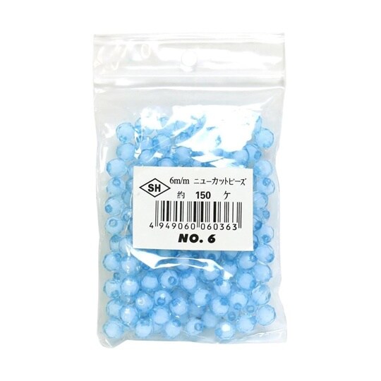 ニューカットビーズ 150個入り 6mm
