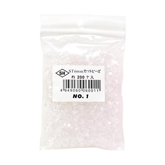 カットビーズ 200個入り ST 6mm