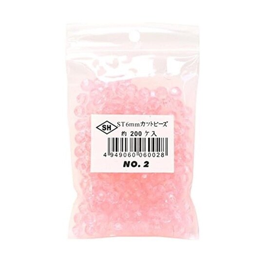 カットビーズ 200個入り ST 6mm