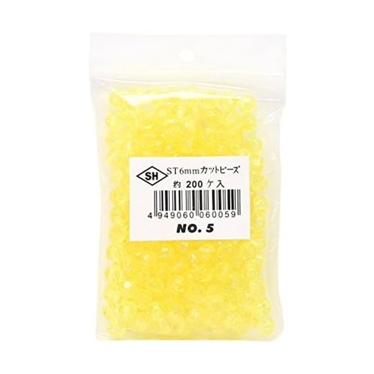 カットビーズ 200個入り ST 6mm
