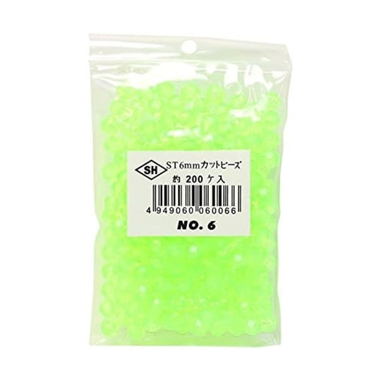 カットビーズ 200個入り ST 6mm