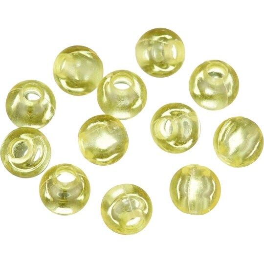 丸ビーズ 200個入り ST8mm イエ