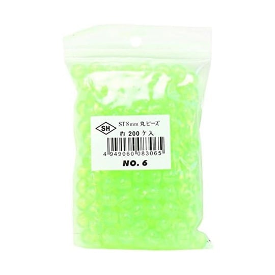 丸ビーズ 200個入り ST8mm ライ
