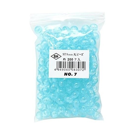 丸ビーズ 200個入り ST8mm ライ