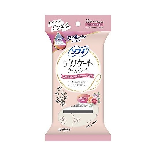 ソフィ デリケートウェット フローラルの