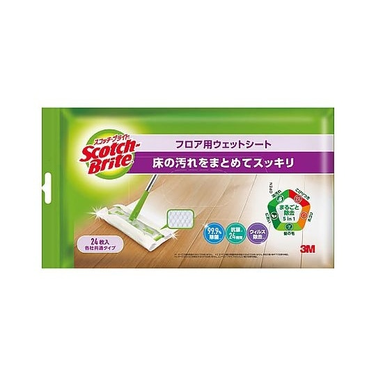 スコッチブライト フロア用ウェットシート