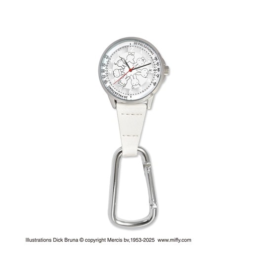 ミッフィーカラビナ付きウォッチ(スケルト