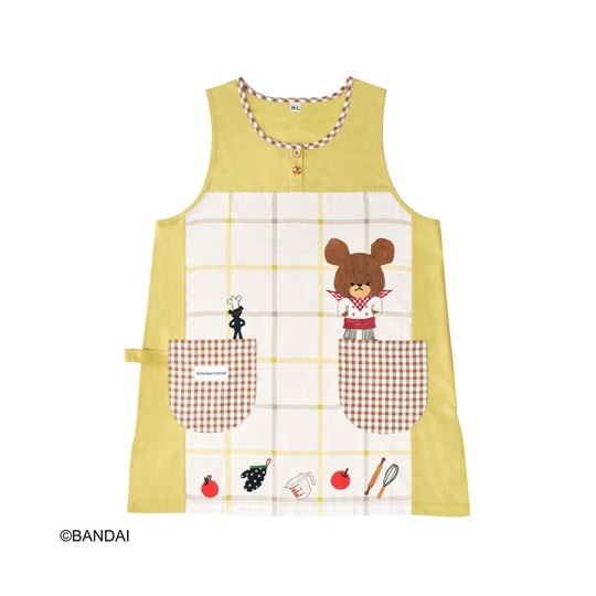 くまのがっこうエプロン クッキンジャッキ