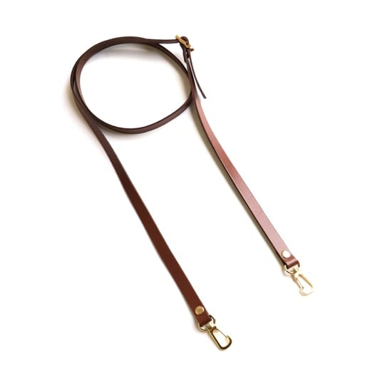 本革ショルダーストラップ 撥水加工 金具
