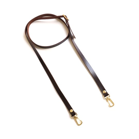 本革ショルダーストラップ 撥水加工 金具
