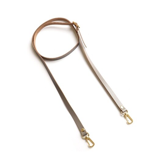 本革ショルダーストラップ 撥水加工 金具
