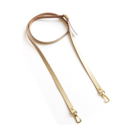 本革ショルダーストラップ 撥水加工 金具