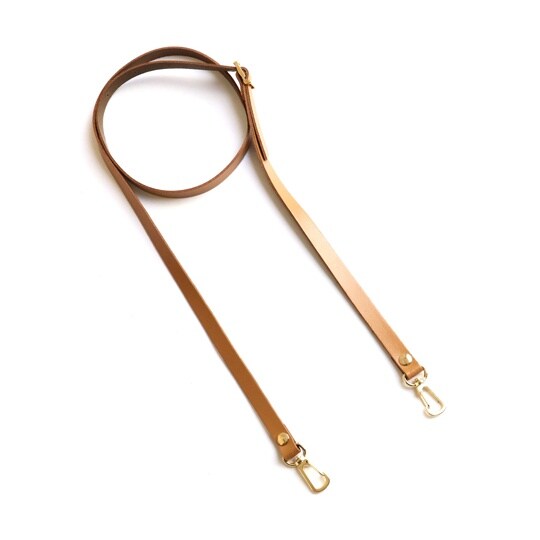 本革ショルダーストラップ 撥水加工 金具