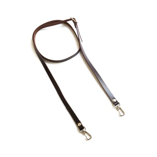本革ショルダーストラップ 撥水加工 金具