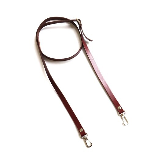 本革ショルダーストラップ 撥水加工 金具
