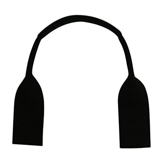 本革パーツ付アクリル持ち手 広巾タイプ