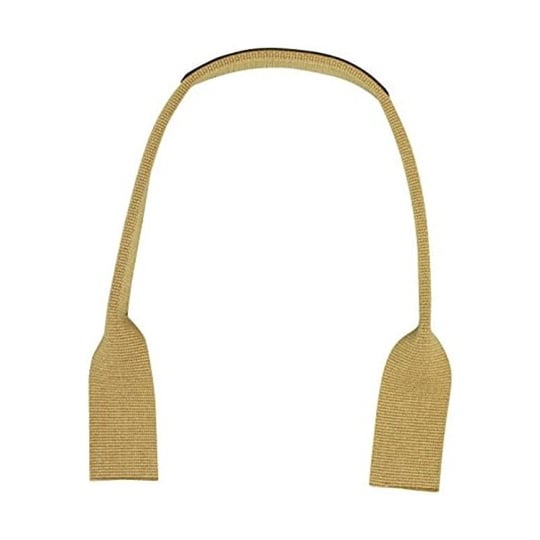 本革パーツ付アクリル持ち手 広巾タイプ