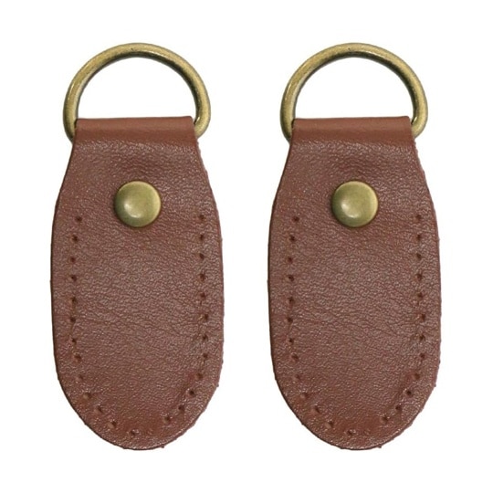 本革ジョイントパーツ丸型 2個 W約3.