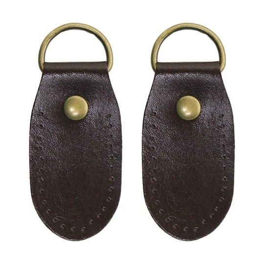 本革ジョイントパーツ丸型 2個 W約3.