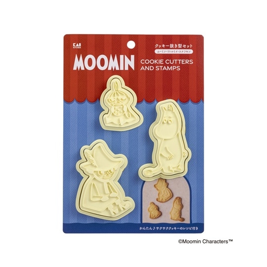 貝印 クッキー抜き型セット(ムーミン、リ