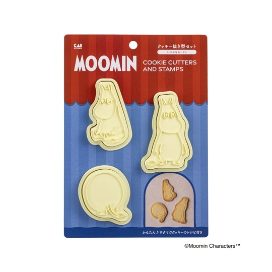 貝印 クッキー抜き型セット(いろんなムー