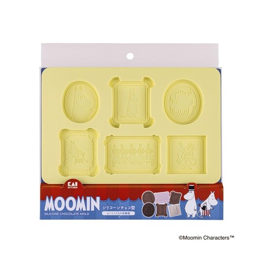貝印 シリコーンチョコ型(ムーミン族の肖