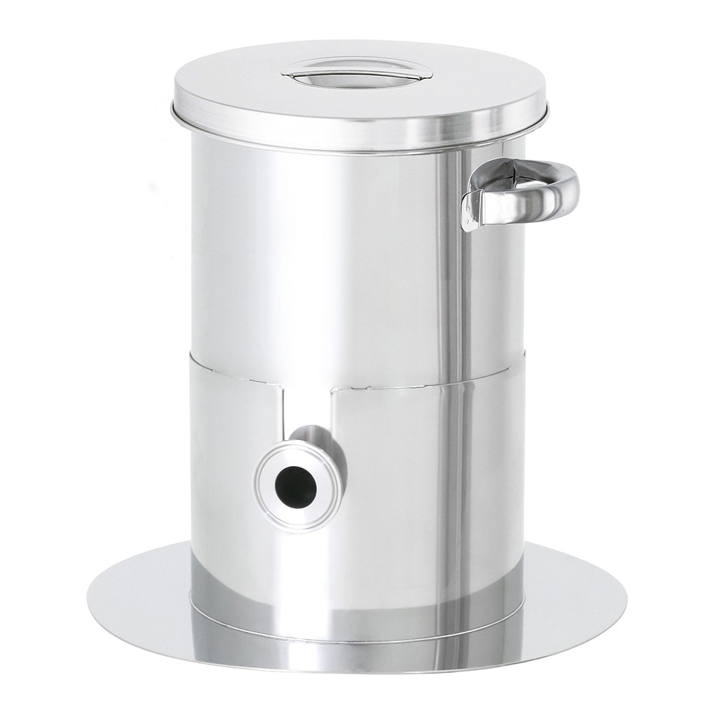 底部勾配型ステンレス容器 バルブ無 4L