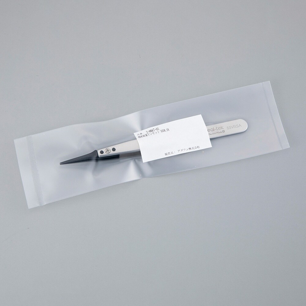 精密耐薬ピンセット SCC洗浄品 直・細