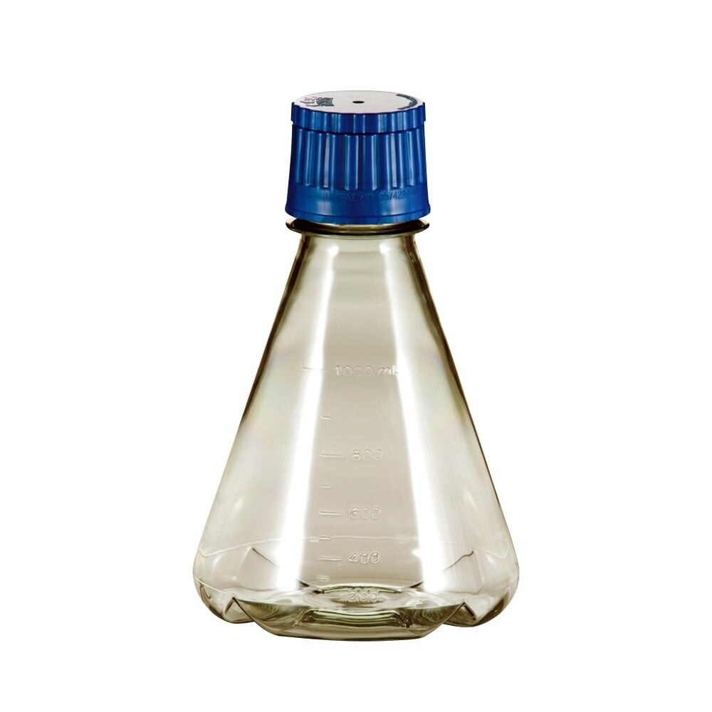 PC滅菌三角フラスコ バッフル底 1,0
