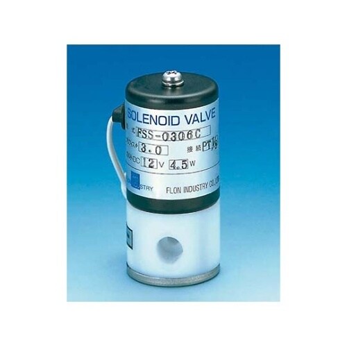 PTFE2方メス電磁弁 FSS−0306